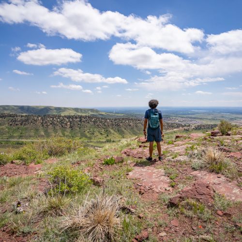 Hiker on the trail